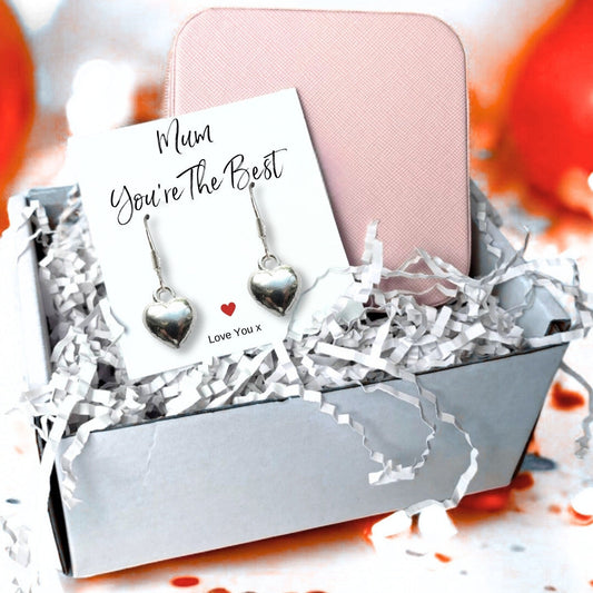 Personalised Mum You're The Best Earring Jewellery Box Gift