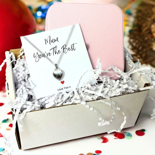 Personalised Mum You're The Best Necklace Jewelery Box Gift
