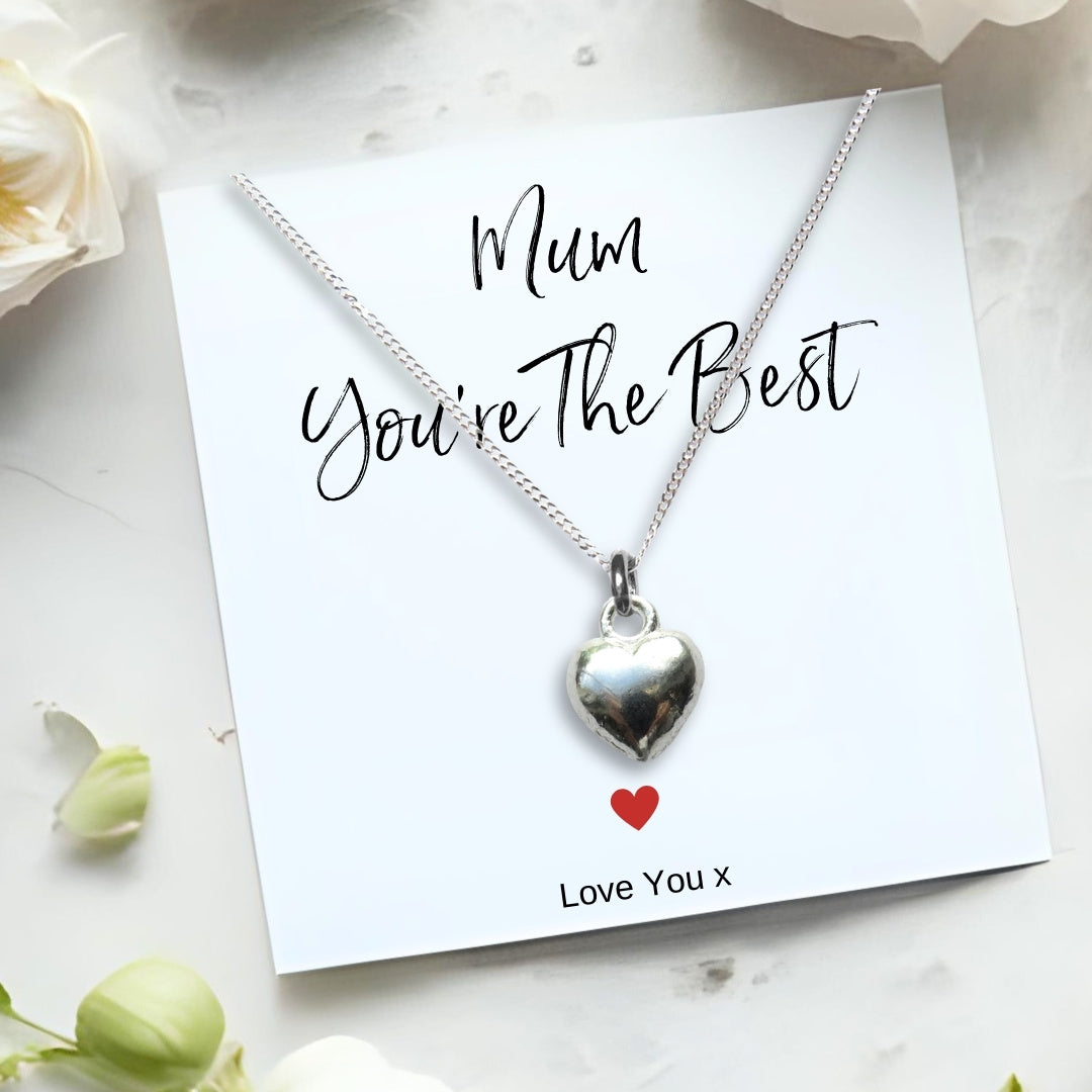 Personalised Mum You're The Best Necklace Jewelery Box Gift