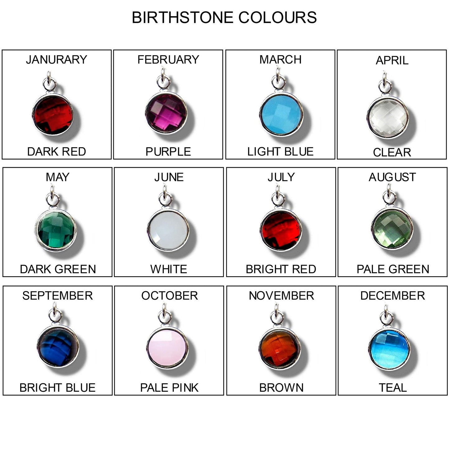 Personalised Infinity Birthstone Necklace