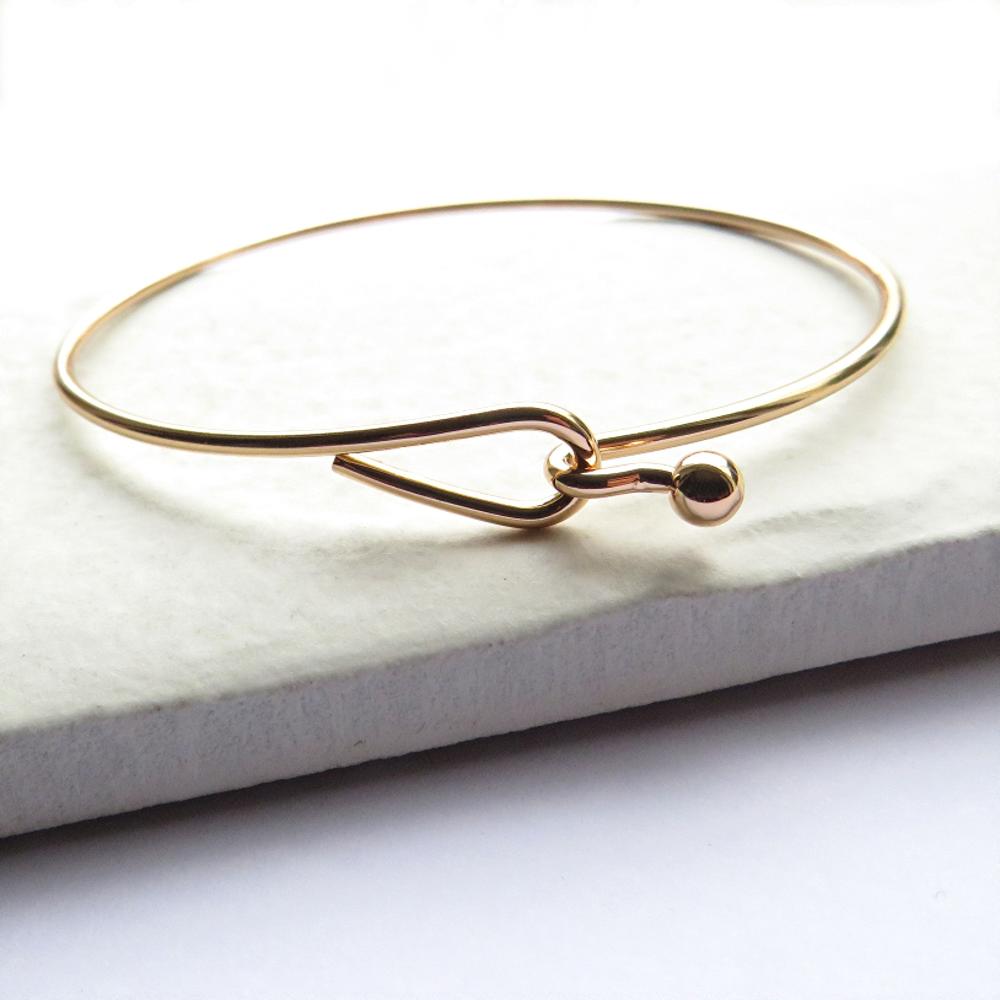 Gold Hoop Bangle