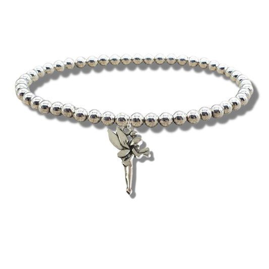 Silver Fairy Beaded Bracelet
